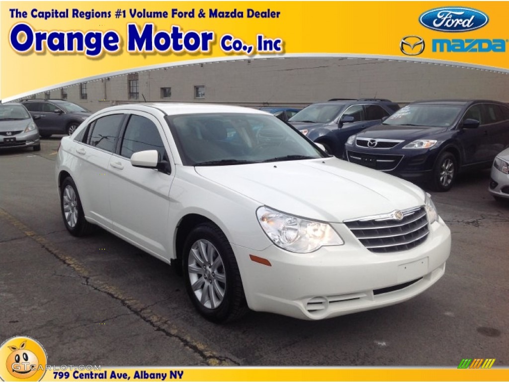 2010 Sebring Limited Sedan - Stone White / Dark Slate Gray photo #1