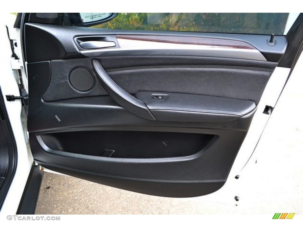 2009 BMW X5 xDrive48i Black Door Panel Photo #90939962