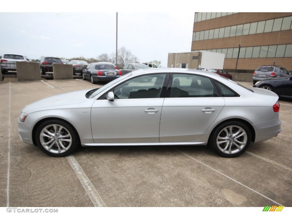 2013 S4 3.0T quattro Sedan - Ice Silver Metallic / Black photo #3
