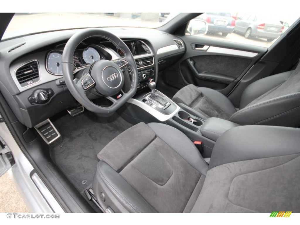 Black Interior 2013 Audi S4 3.0T quattro Sedan Photo #90940400