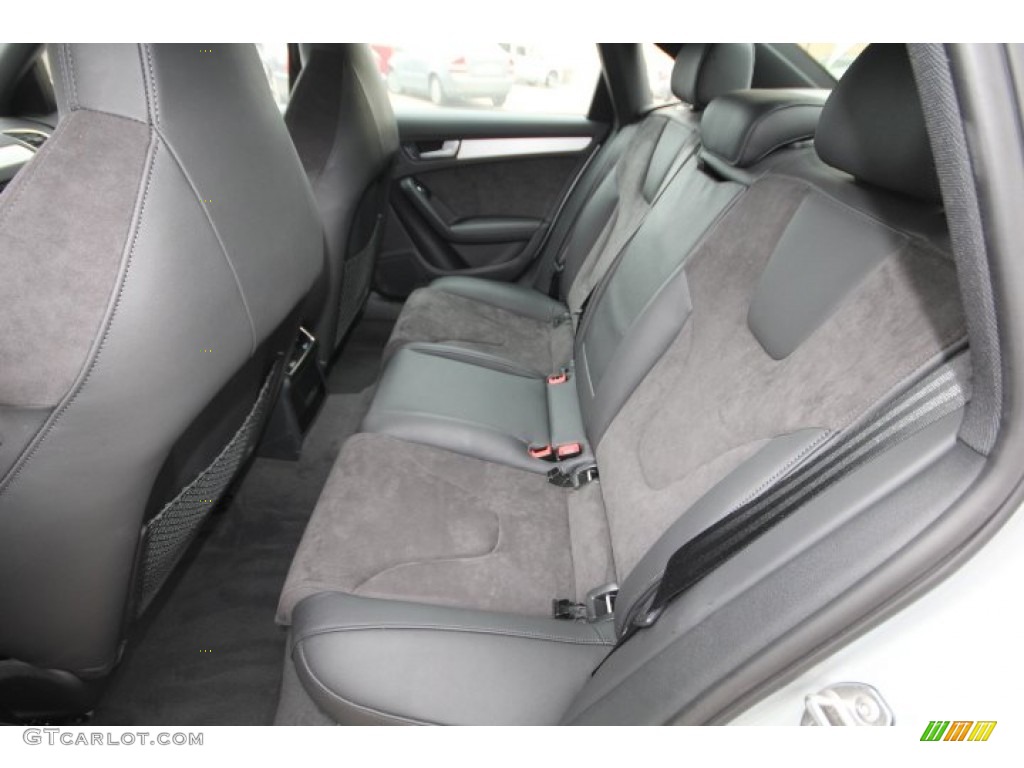 Black Interior 2013 Audi S4 3.0T quattro Sedan Photo #90940442
