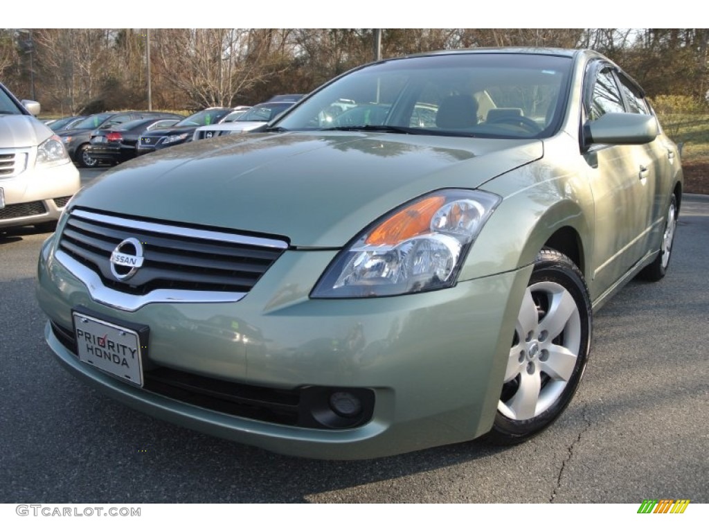 2008 Altima 2.5 S - Metallic Jade / Blond photo #1