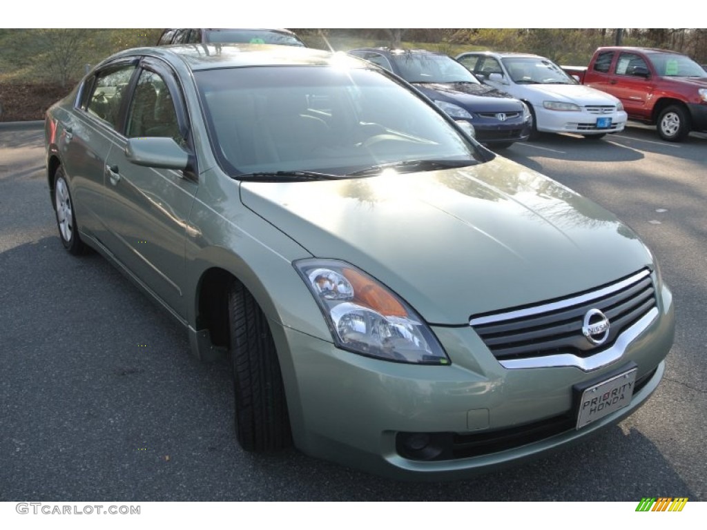 2008 Altima 2.5 S - Metallic Jade / Blond photo #2