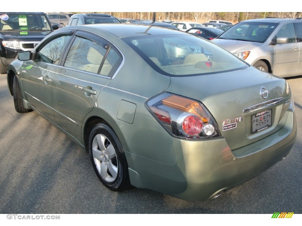 2008 Altima 2.5 S - Metallic Jade / Blond photo #5