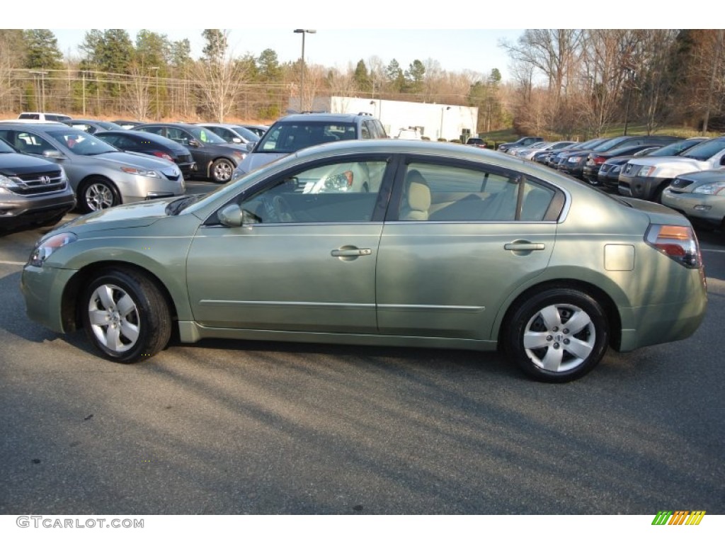 2008 Altima 2.5 S - Metallic Jade / Blond photo #6