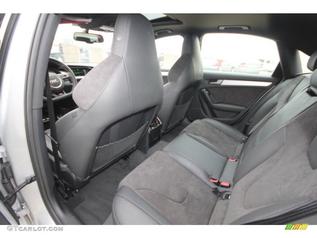 Black Interior 2013 Audi S4 3.0T quattro Sedan Photo #90940878