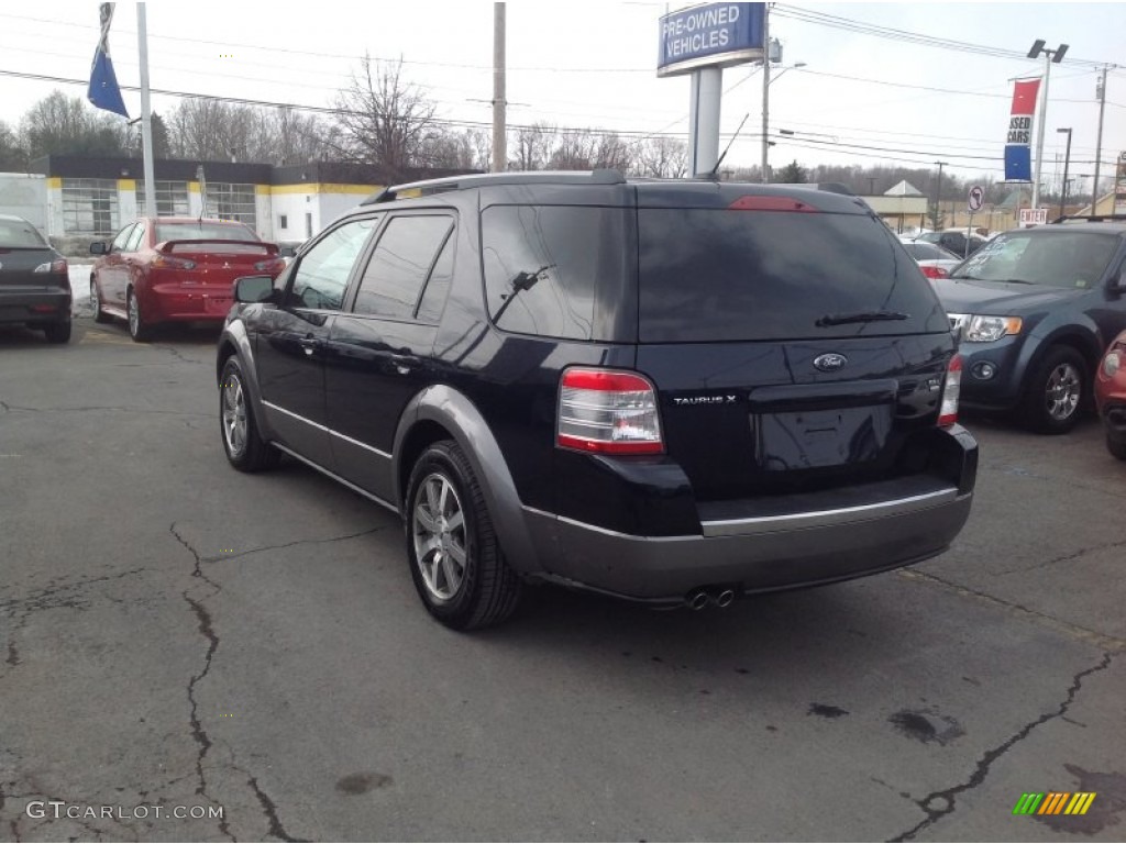 2008 Taurus X SEL AWD - Dark Ink Blue Metallic / Camel photo #5