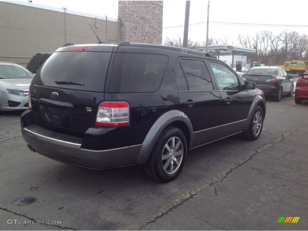 2008 Taurus X SEL AWD - Dark Ink Blue Metallic / Camel photo #7