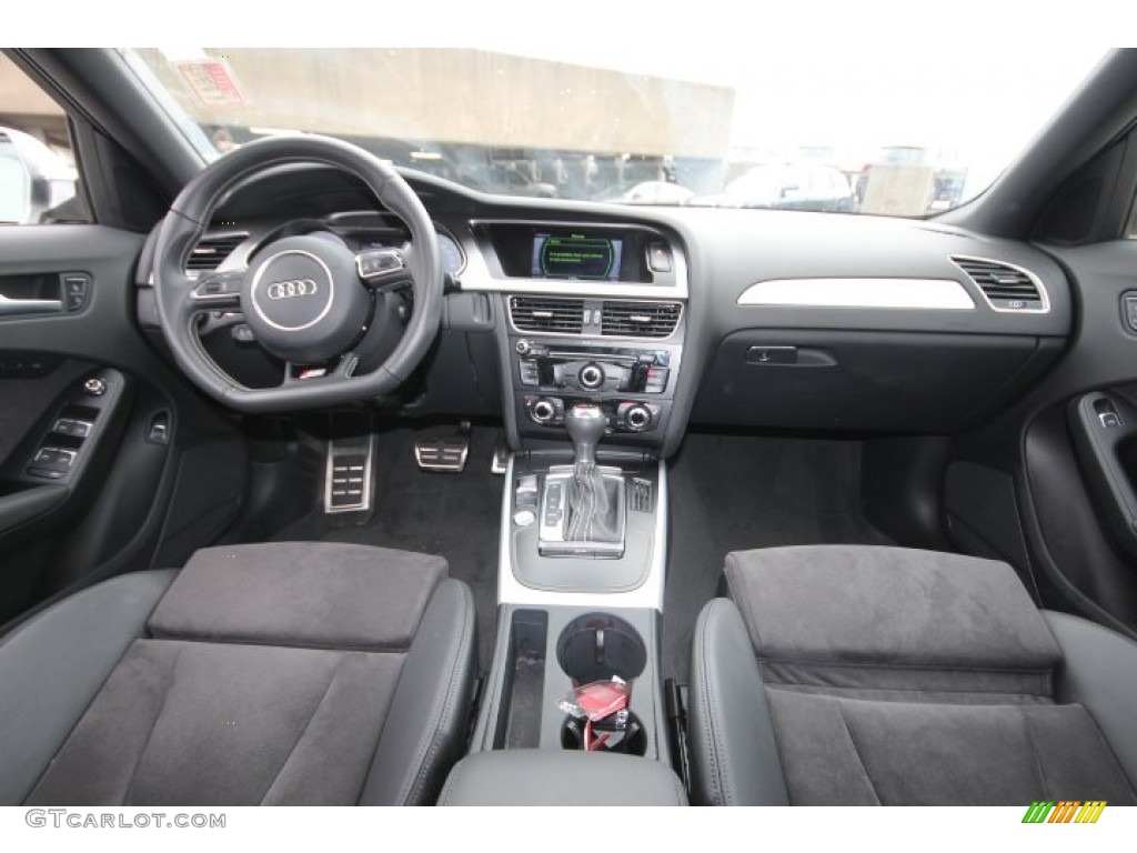 2013 Audi S4 3.0T quattro Sedan Black Dashboard Photo #90940949