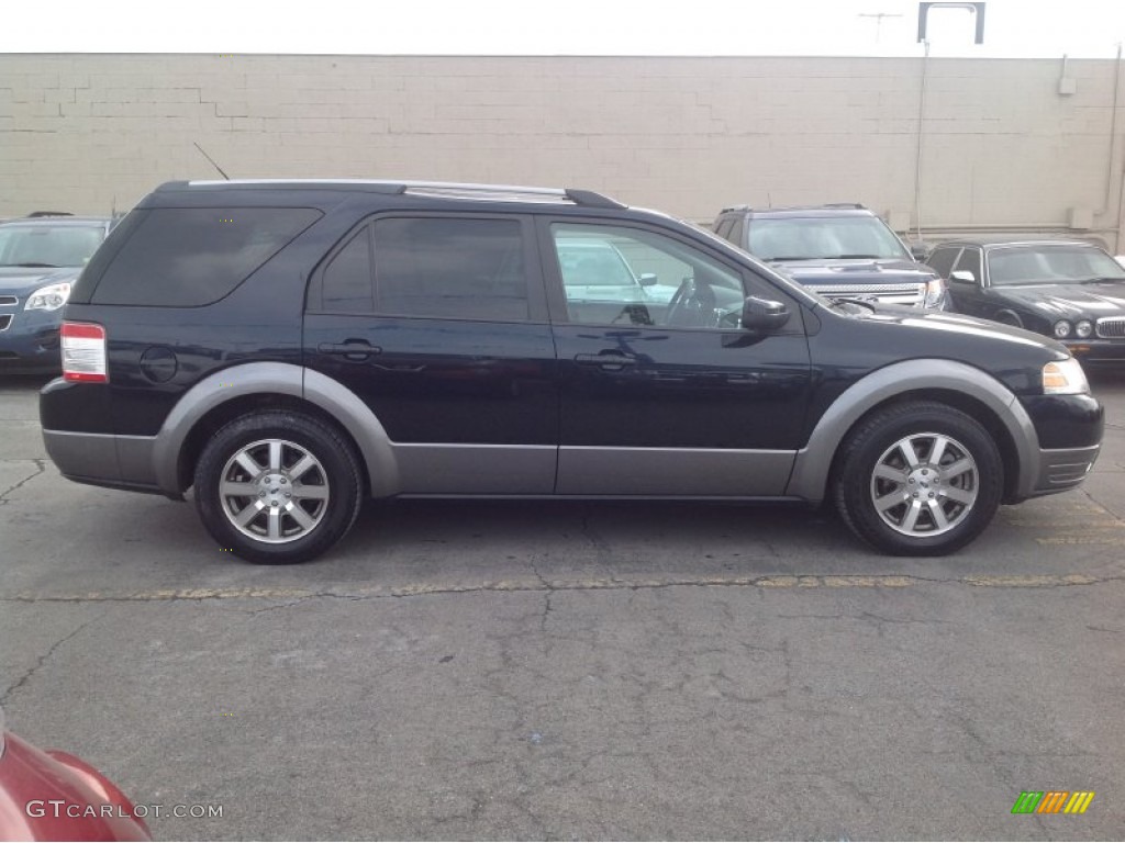 2008 Taurus X SEL AWD - Dark Ink Blue Metallic / Camel photo #8