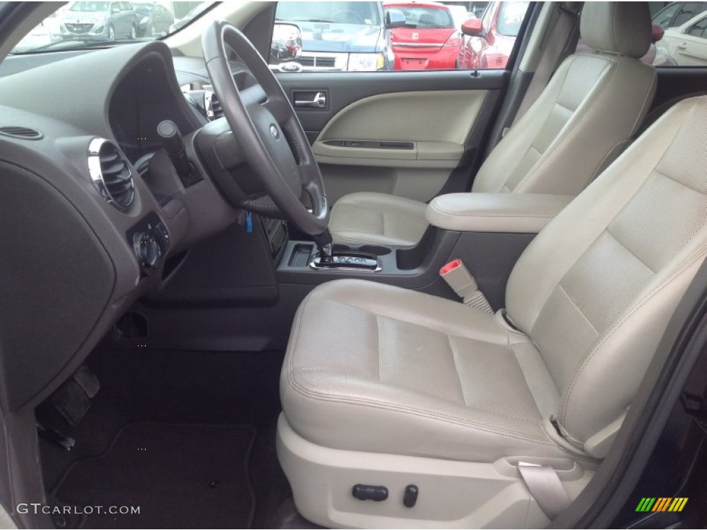 2008 Taurus X SEL AWD - Dark Ink Blue Metallic / Camel photo #11