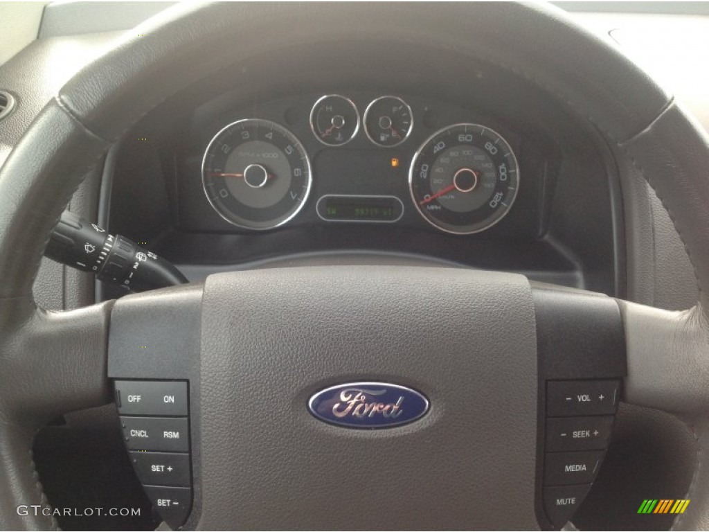 2008 Taurus X SEL AWD - Dark Ink Blue Metallic / Camel photo #12