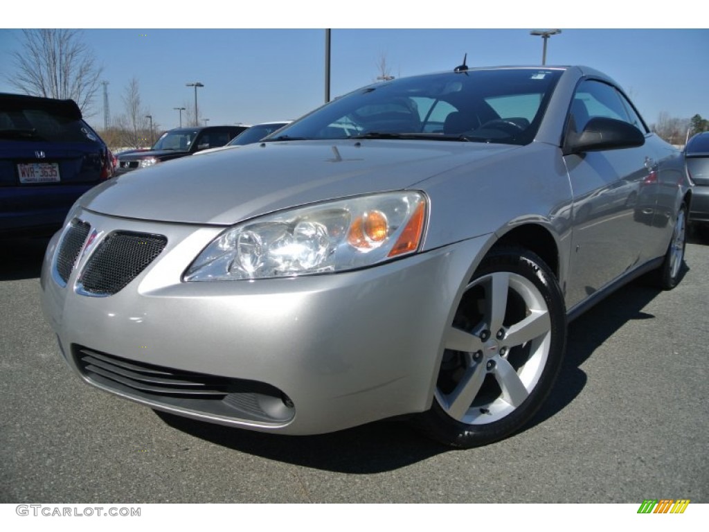 2008 G6 GT Convertible - Liquid Silver Metallic / Ebony Black photo #1