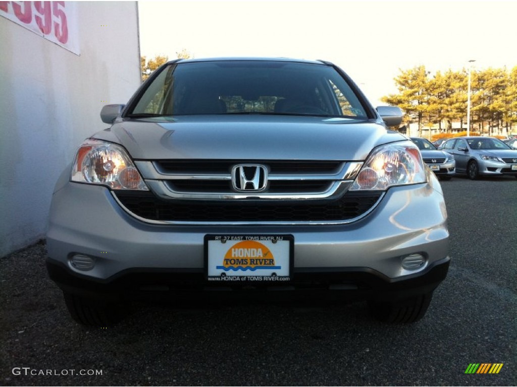 2011 CR-V EX-L 4WD - Alabaster Silver Metallic / Gray photo #2