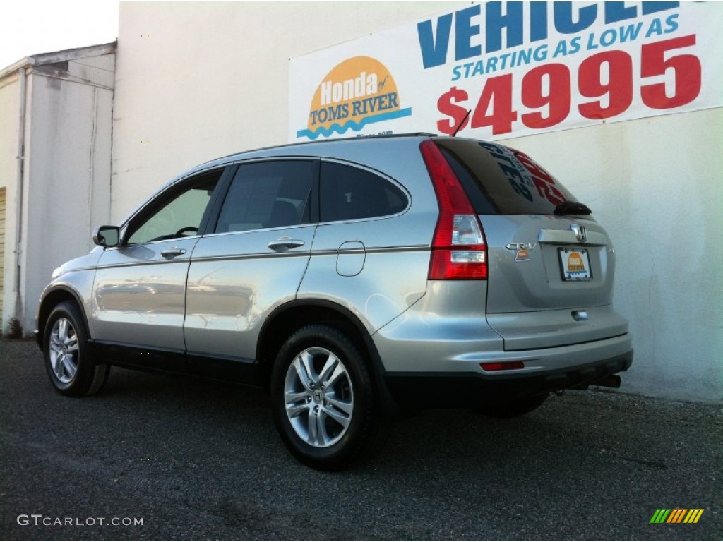 2011 CR-V EX-L 4WD - Alabaster Silver Metallic / Gray photo #5