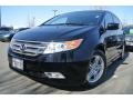 Crystal Black Pearl 2012 Honda Odyssey Touring Elite