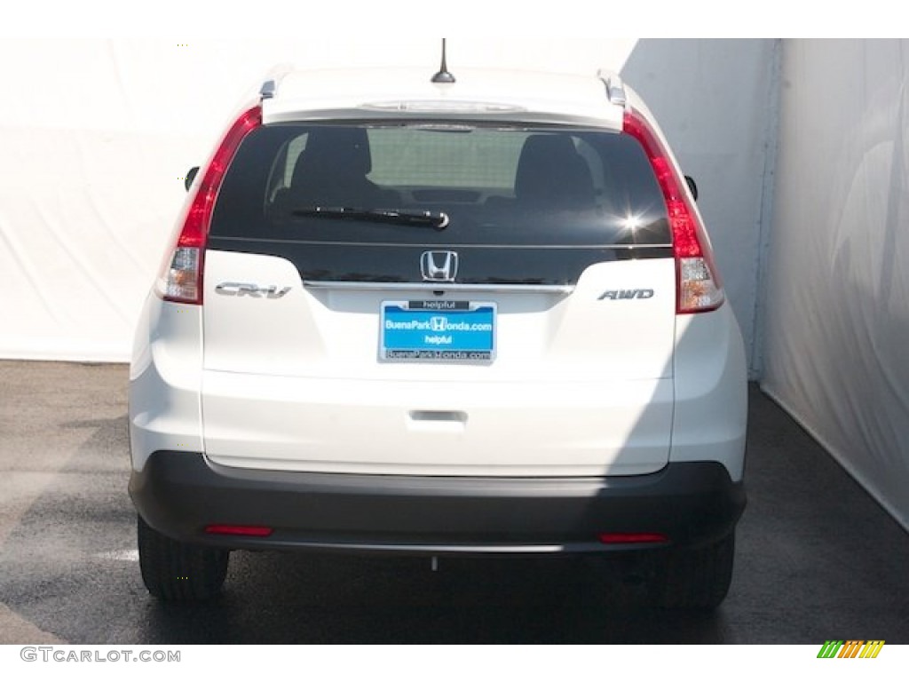 2014 CR-V EX-L AWD - White Diamond Pearl / Beige photo #6