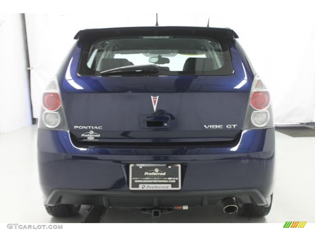 2009 Vibe GT - Mystic Blue Metallic / Ebony photo #10