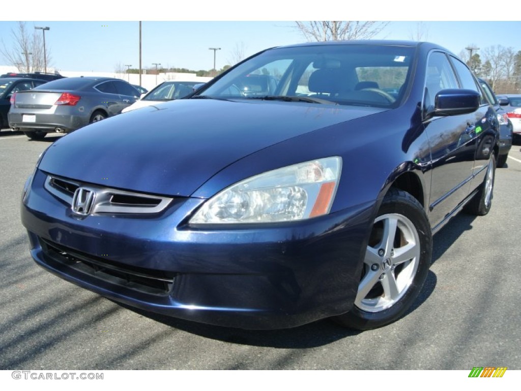 2005 Accord EX Sedan - Eternal Blue Pearl / Gray photo #1