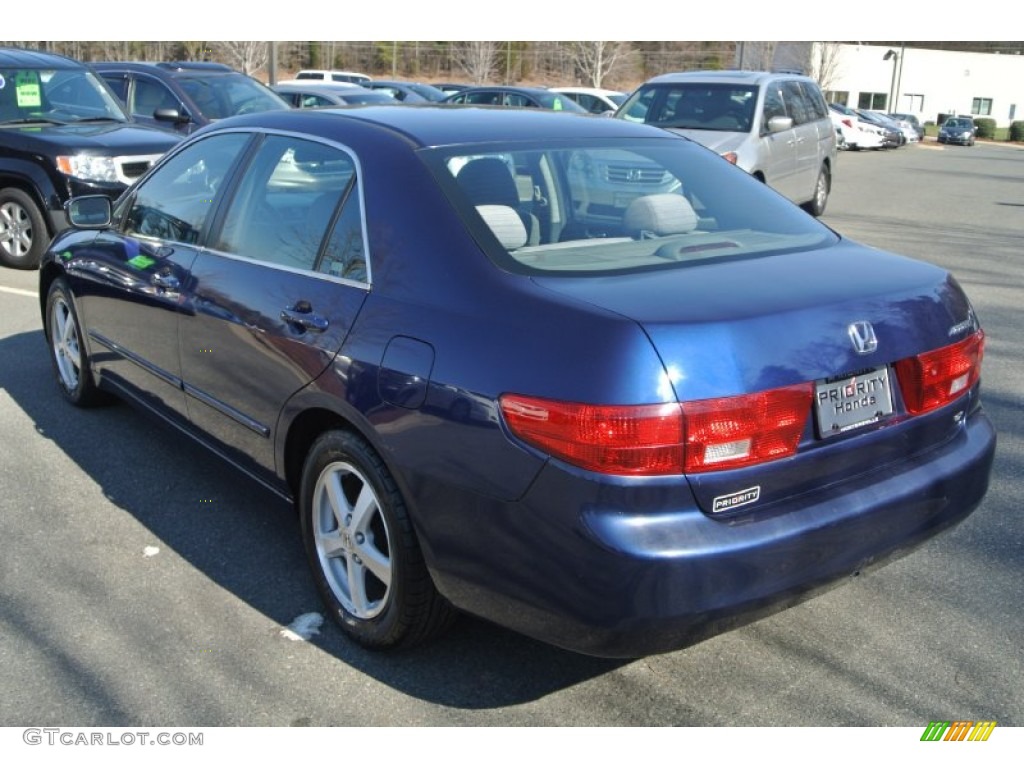 2005 Accord EX Sedan - Eternal Blue Pearl / Gray photo #4