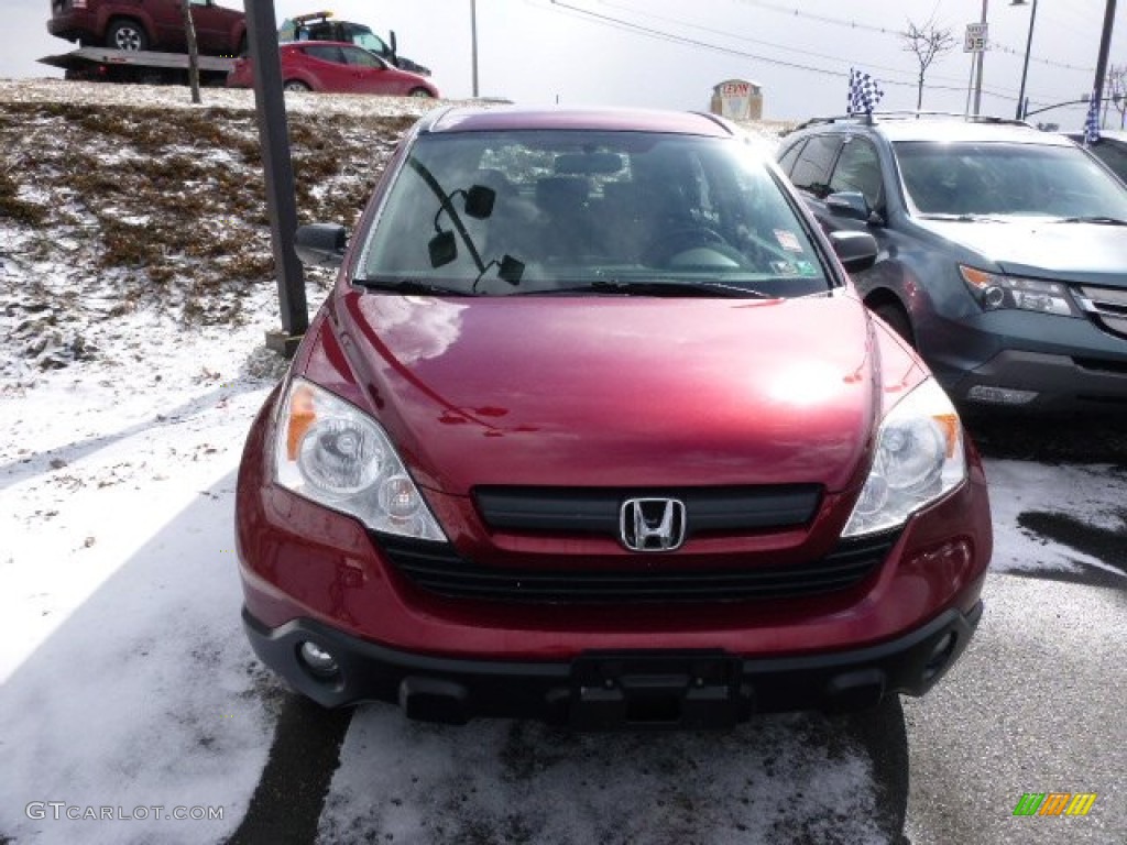 2008 CR-V LX 4WD - Tango Red Pearl / Black photo #2
