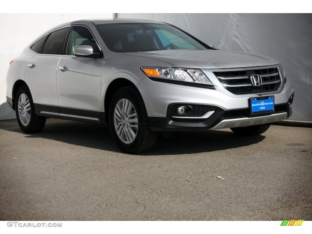 2014 Crosstour EX V6 - Alabaster Silver Metallic / Black photo #1