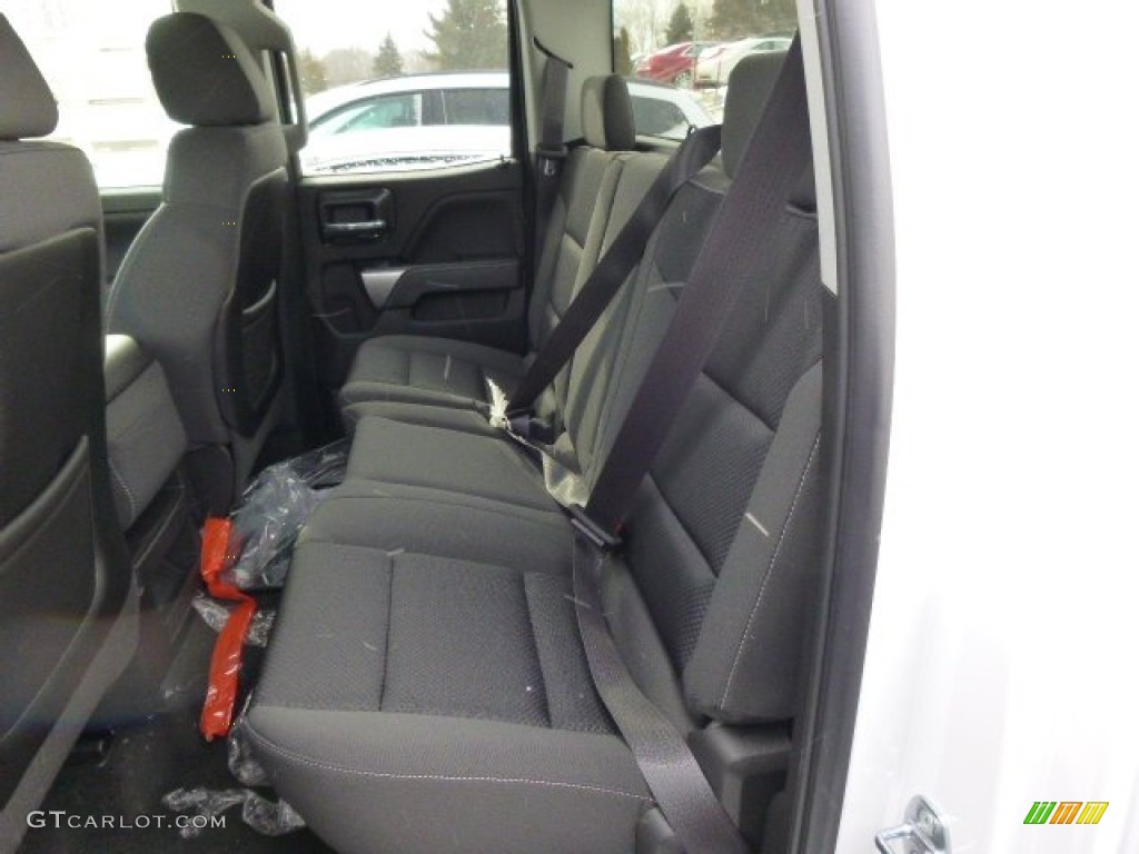 Jet Black Interior 2015 Chevrolet Silverado 2500HD LT Double Cab 4x4 Photo #90945134