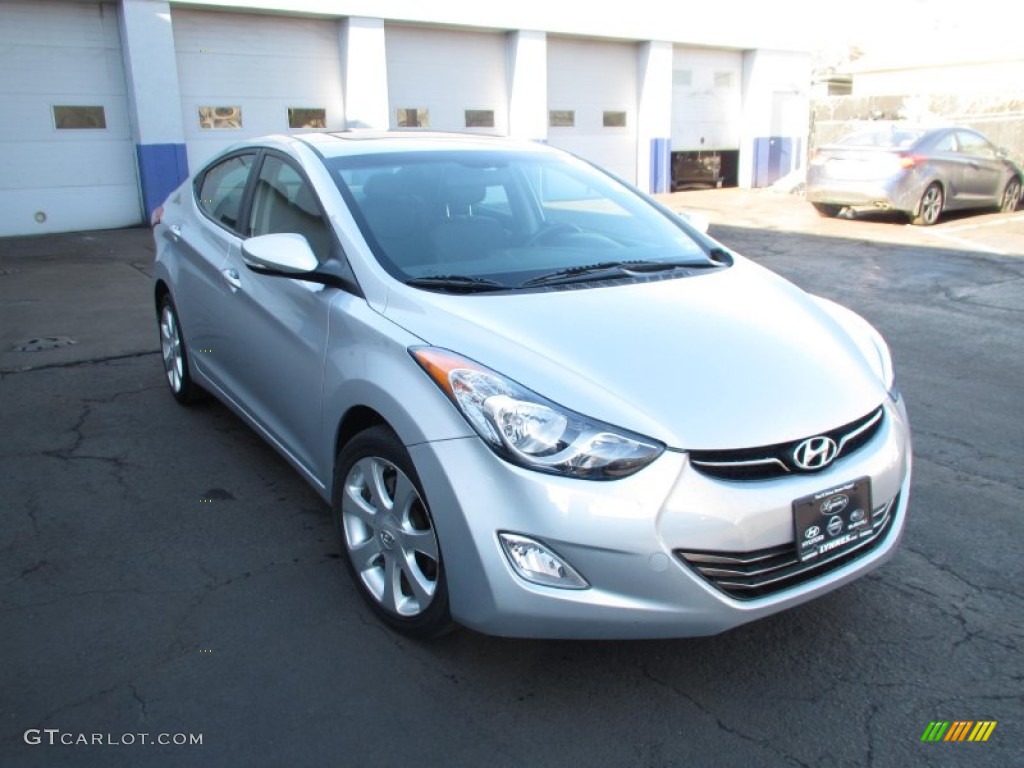 2012 Elantra Limited - Silver / Black photo #1