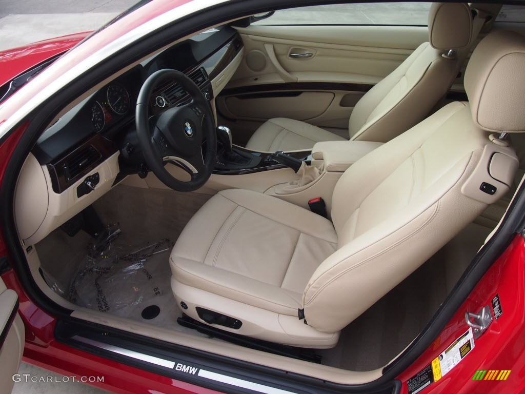 2011 3 Series 328i Coupe - Crimson Red / Beige photo #11