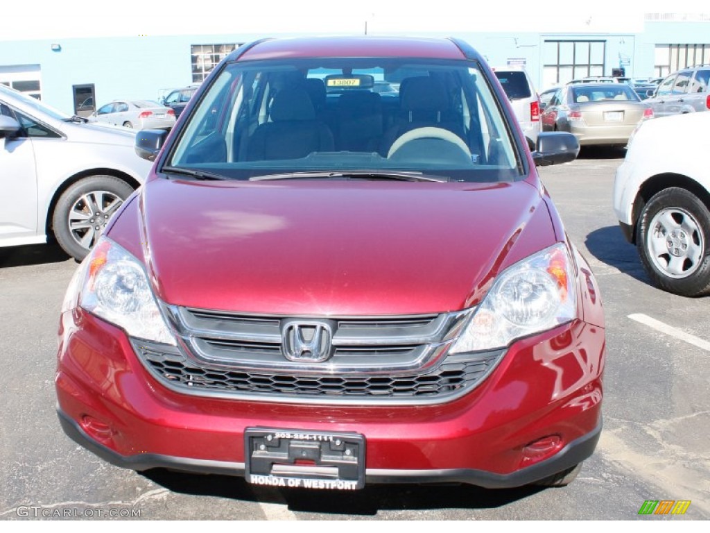 2011 CR-V LX 4WD - Tango Red Pearl / Gray photo #2