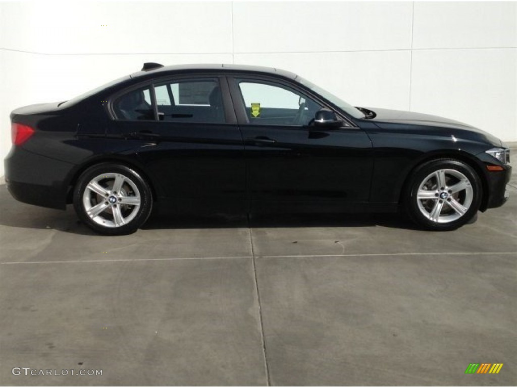 2014 3 Series 328i Sedan - Jet Black / Black photo #2