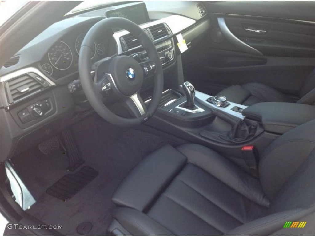 Black Interior 2014 BMW 4 Series 435i Convertible Photo #90948134
