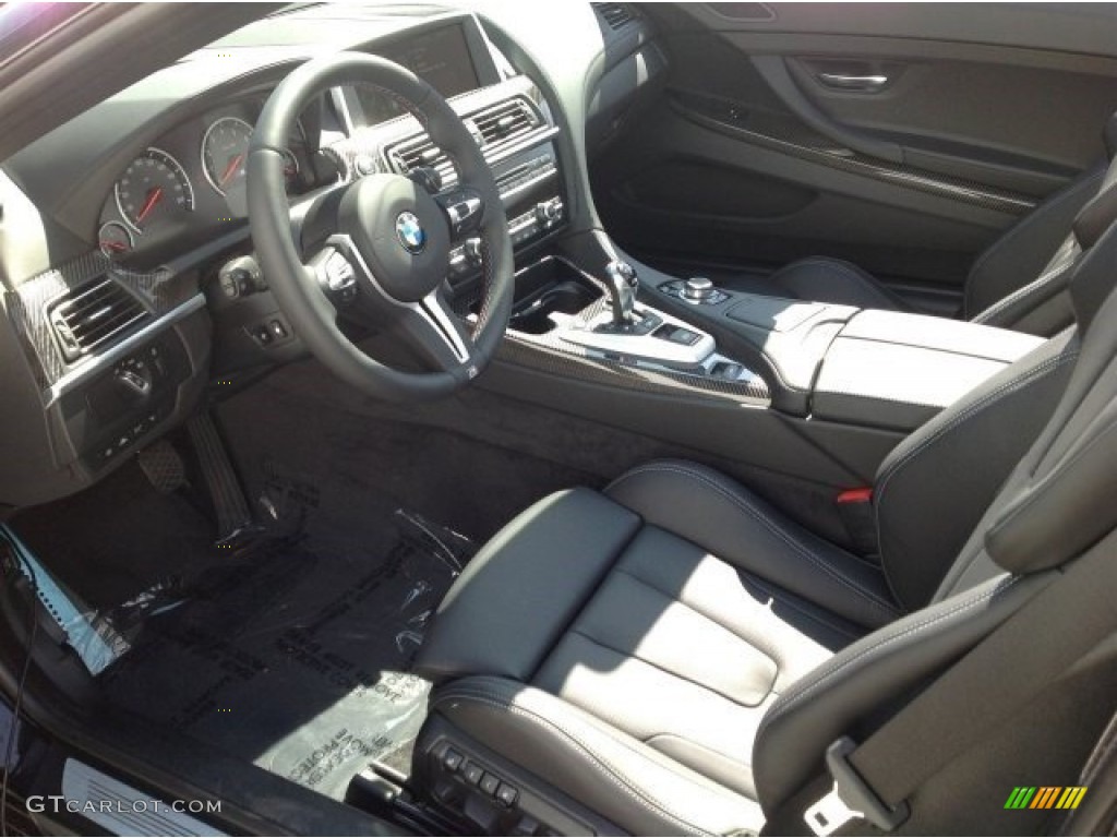 Black Interior 2014 BMW M6 Convertible Photo #90948467