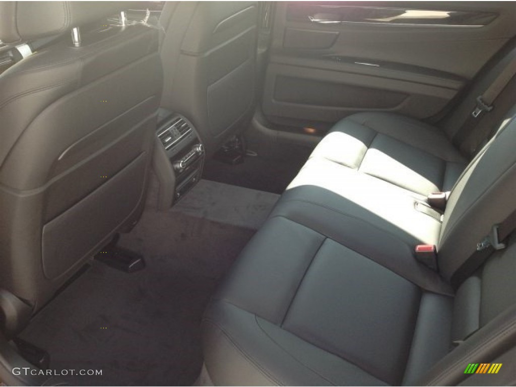 2014 BMW 7 Series 740Li Sedan Rear Seat Photo #90949775