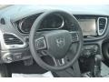 Black 2014 Dodge Dart Limited Steering Wheel