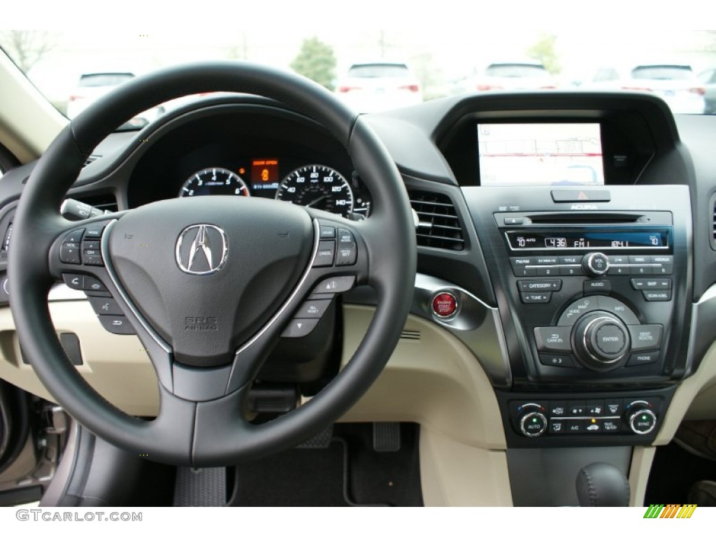 2014 Acura ILX Hybrid Technology Parchment Dashboard Photo #90951674