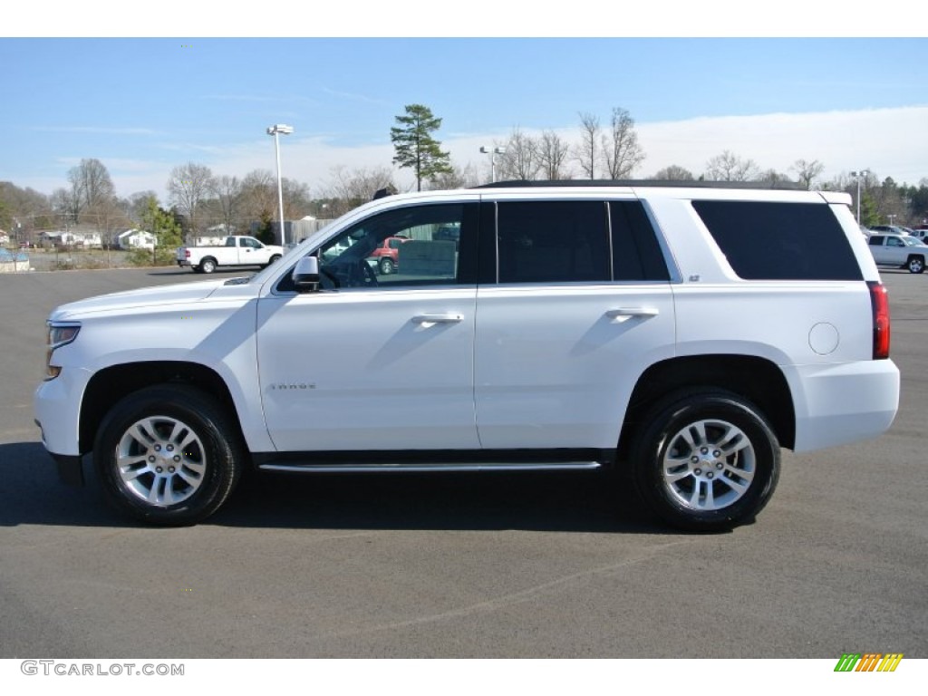 Summit White 2015 Chevrolet Tahoe LT 4WD Exterior Photo #90951850