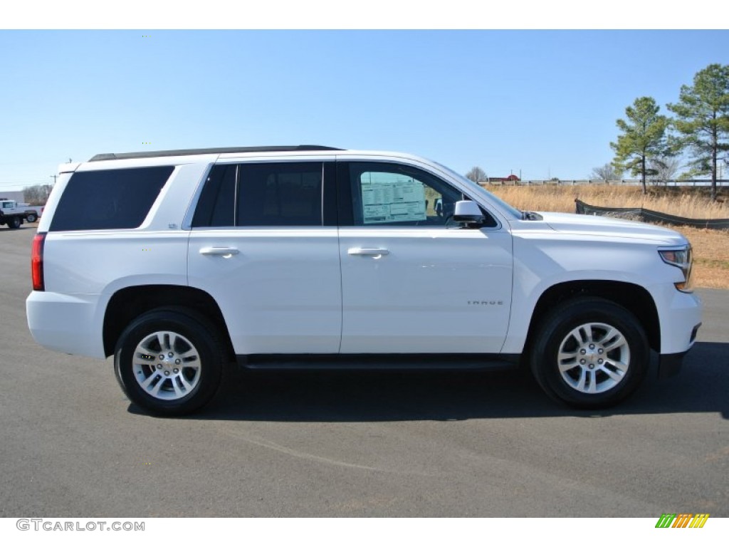 Summit White 2015 Chevrolet Tahoe LT 4WD Exterior Photo #90951893
