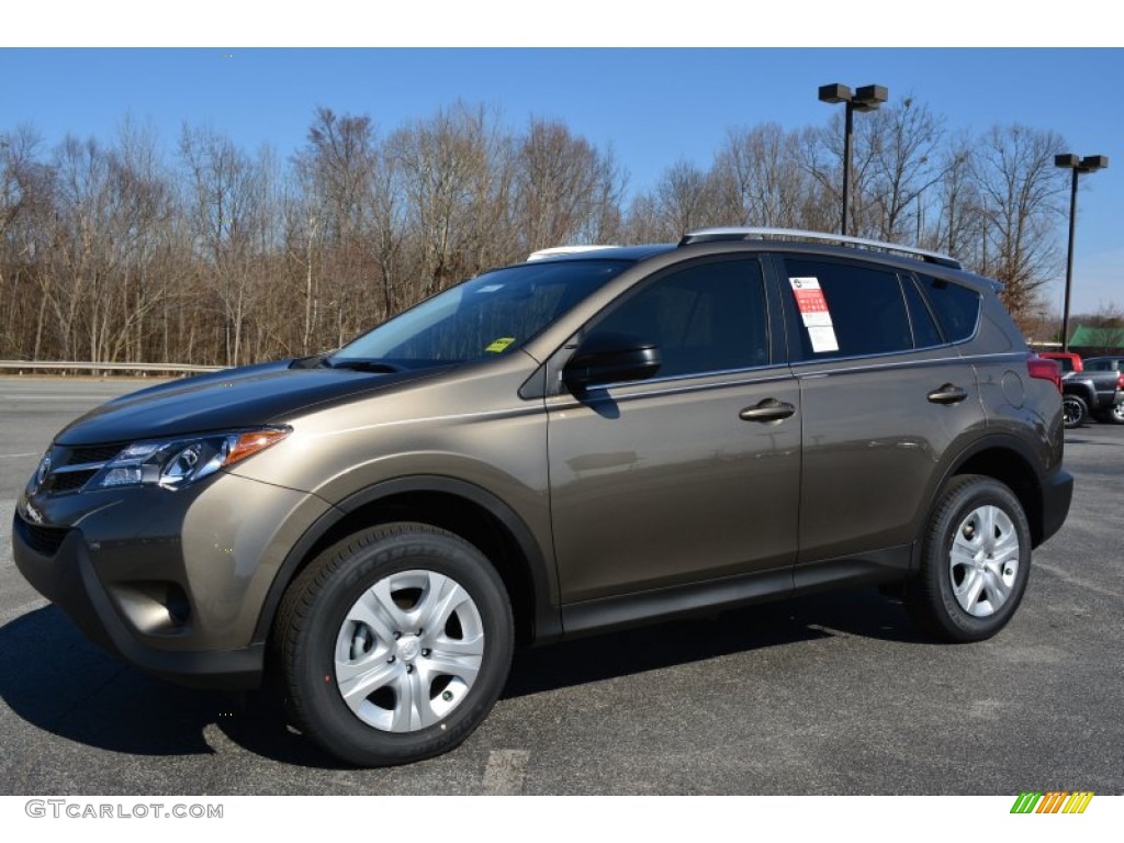 2014 RAV4 LE - Pyrite Mica / Black photo #3