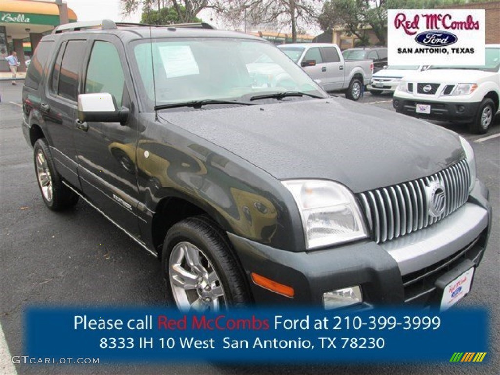 2010 Mountaineer V6 Premier - Black Pearl Slate Metallic / Camel photo #1