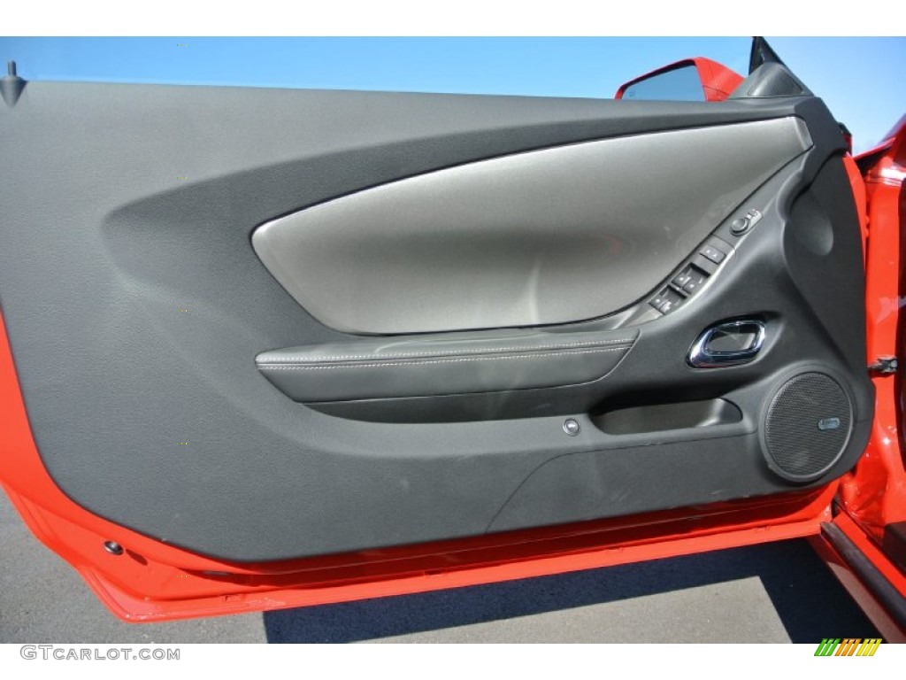 2014 Chevrolet Camaro SS/RS Convertible Black Door Panel Photo #90953099