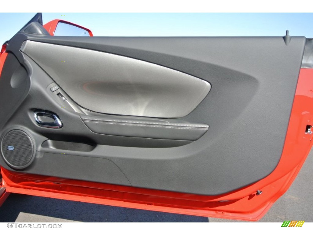 2014 Chevrolet Camaro SS/RS Convertible Black Door Panel Photo #90953291