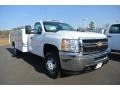 Summit White 2014 Chevrolet Silverado 3500HD WT Regular Cab Utility Truck