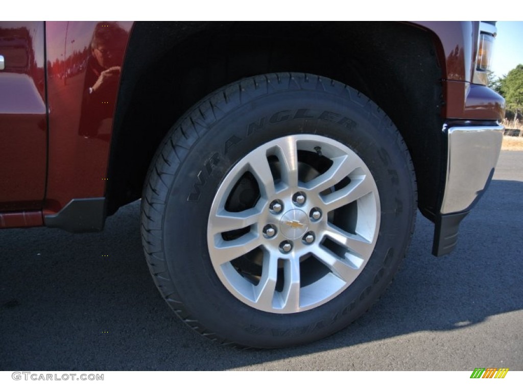 2014 Silverado 1500 LT Crew Cab - Deep Ruby Metallic / Cocoa/Dune photo #16