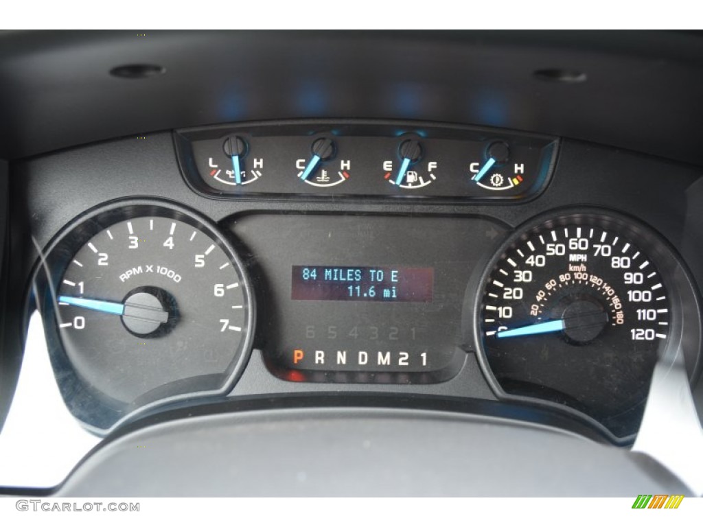 2014 Ford F150 STX SuperCrew Gauges Photo #90954119
