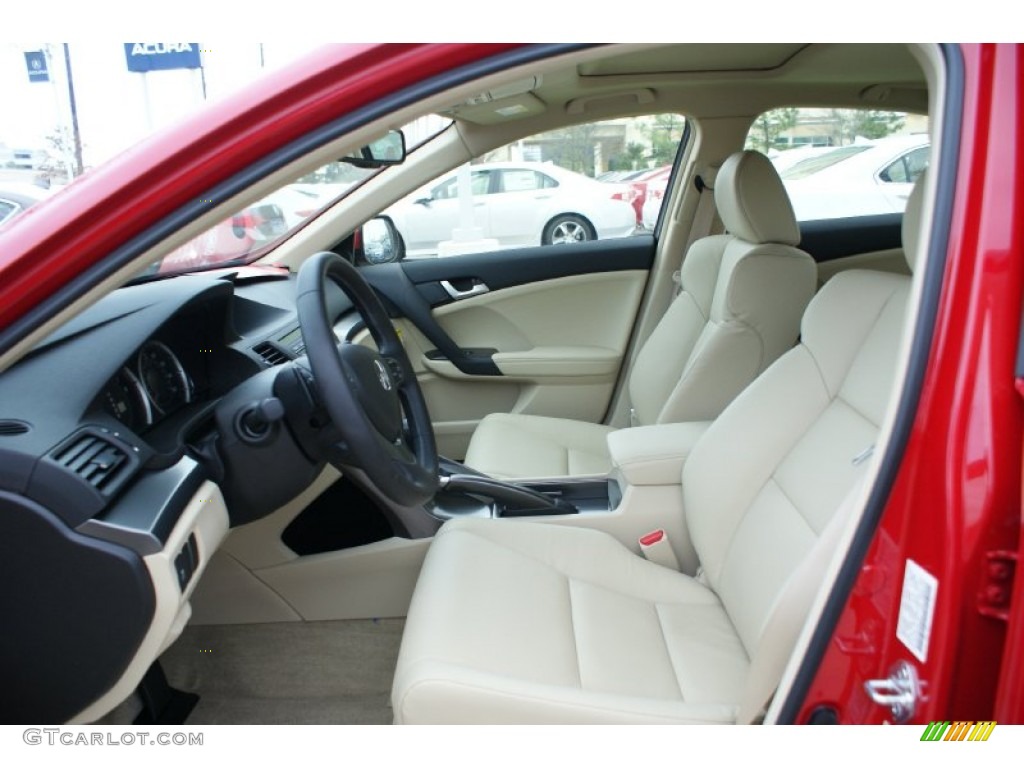 2014 TSX Technology Sedan - Milano Red / Parchment photo #11