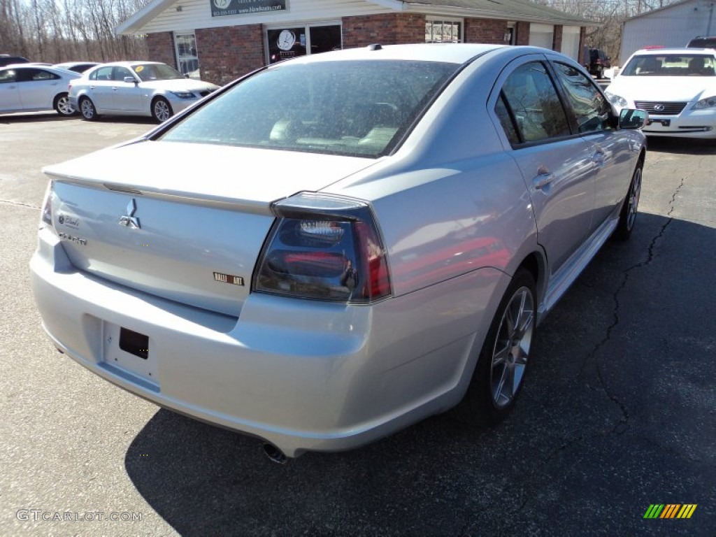 2007 Galant RALLIART - Liquid Silver Metallic / Black photo #2