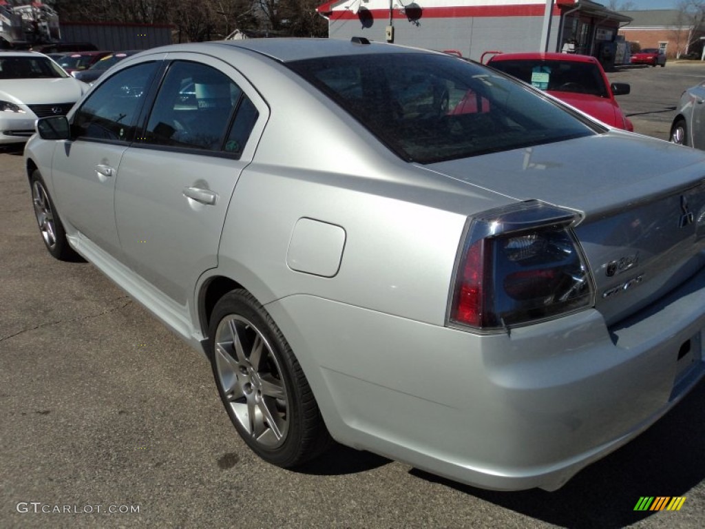 2007 Galant RALLIART - Liquid Silver Metallic / Black photo #3