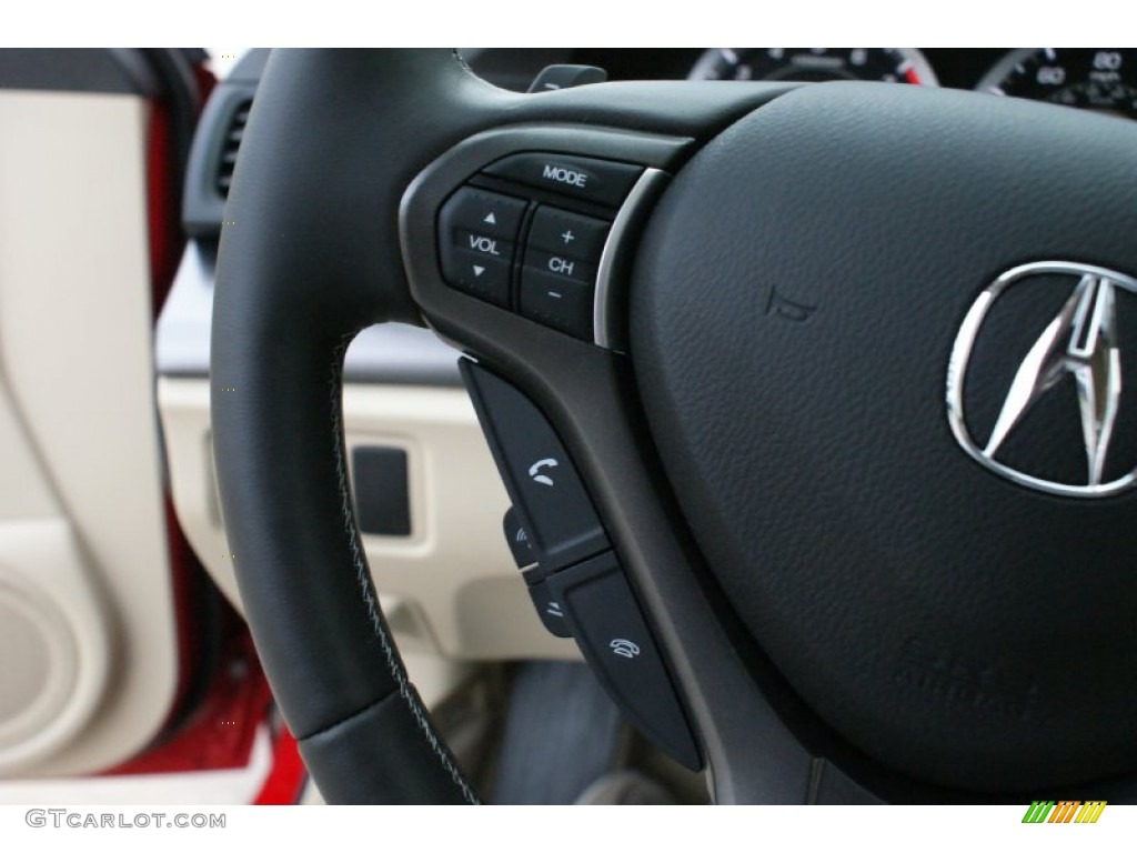 2014 TSX Technology Sedan - Milano Red / Parchment photo #32