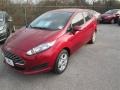 Ruby Red 2014 Ford Fiesta SE Sedan
